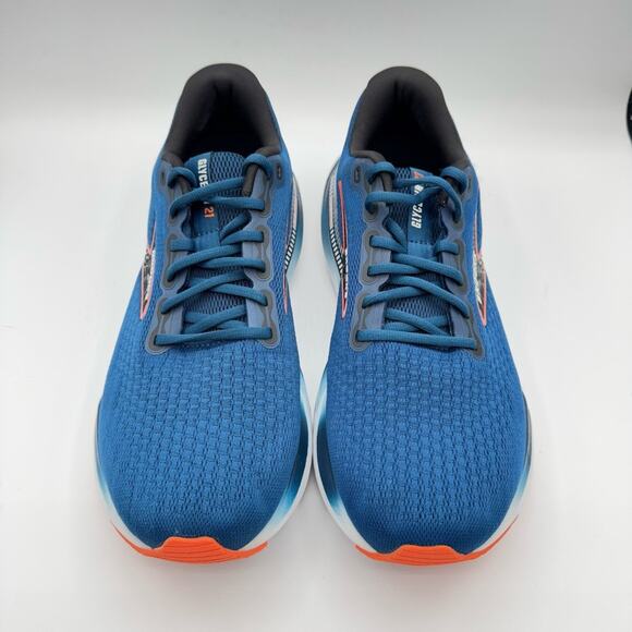 Brooks Glycerin GTS 21 Blue Opal Black Nasturtium Running Sneakers Men’s 11.5 - Picture 3 of 8